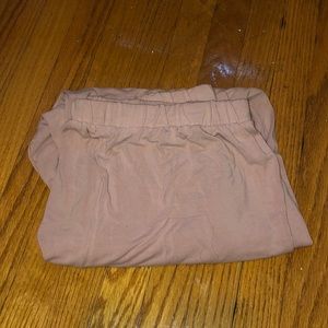 Blush pink sweatpants